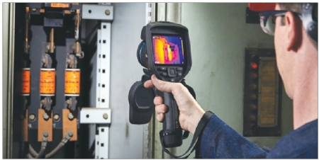 Use of thermal images in machine testing